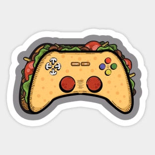 Gaming and Taco Gifts for Gamer Boy Sticker